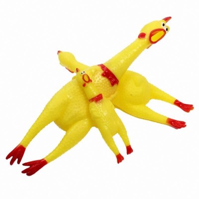 Free Shipping 30cm 17cm 41cm Screaming Chicken Squeeze Sound Toy Pets Toy Product Dog Toys Shrilling Decompression Tool