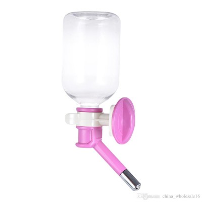 500ml Pet Water Dispenser Medium Large Dog Cat Dispenser Cage Water Drinking Bottle Non Drip Nozzle Diameter 12mm